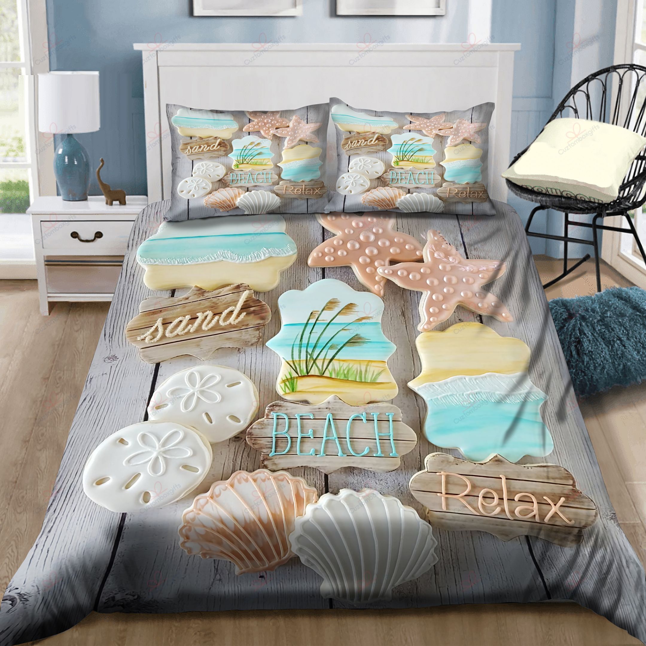 Sand Beach Bedding Set