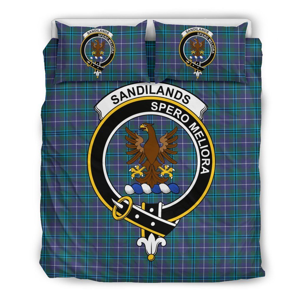 Sandilands Douglas Clan Badge Tartan Bedding Set