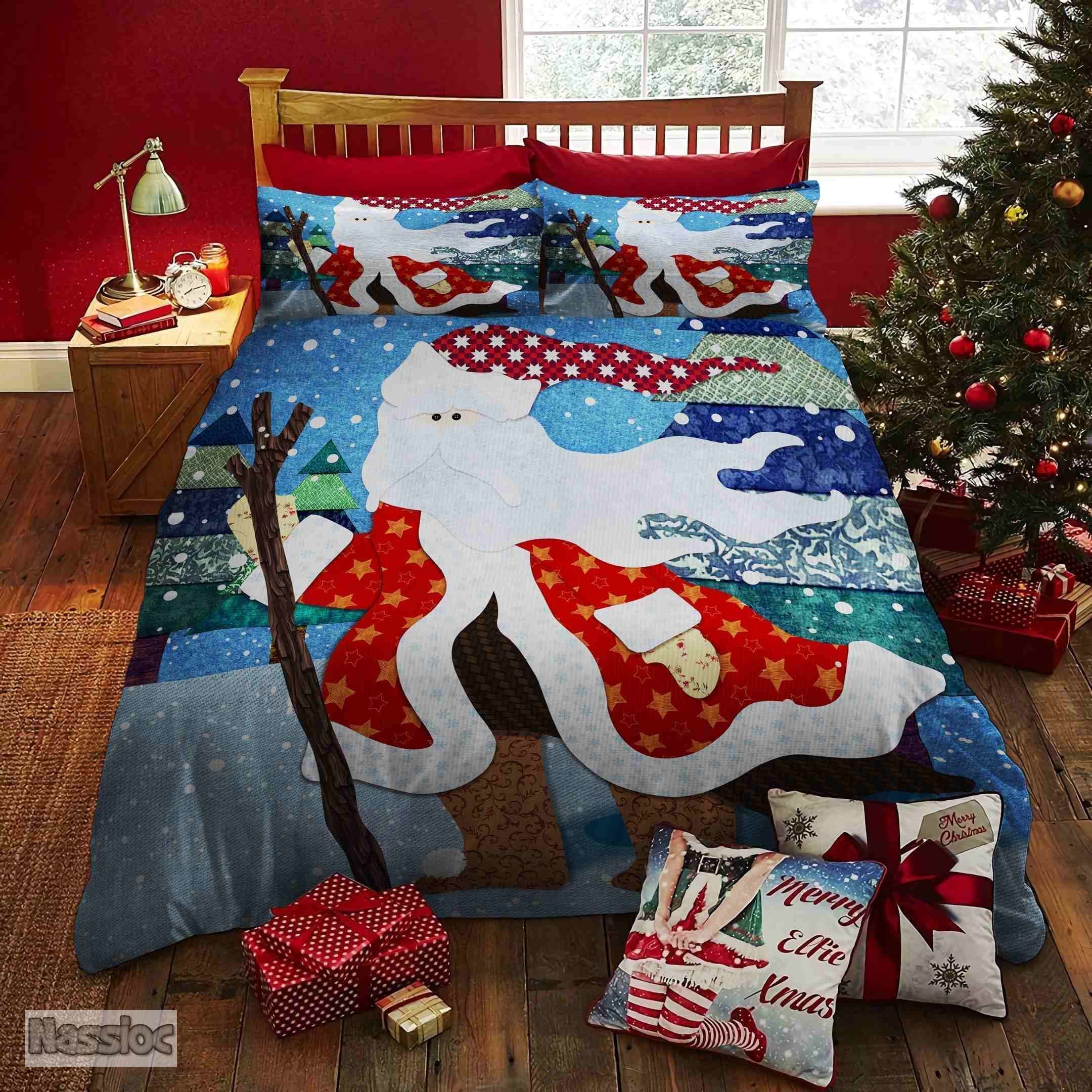 Santa Christmas Bedding Set