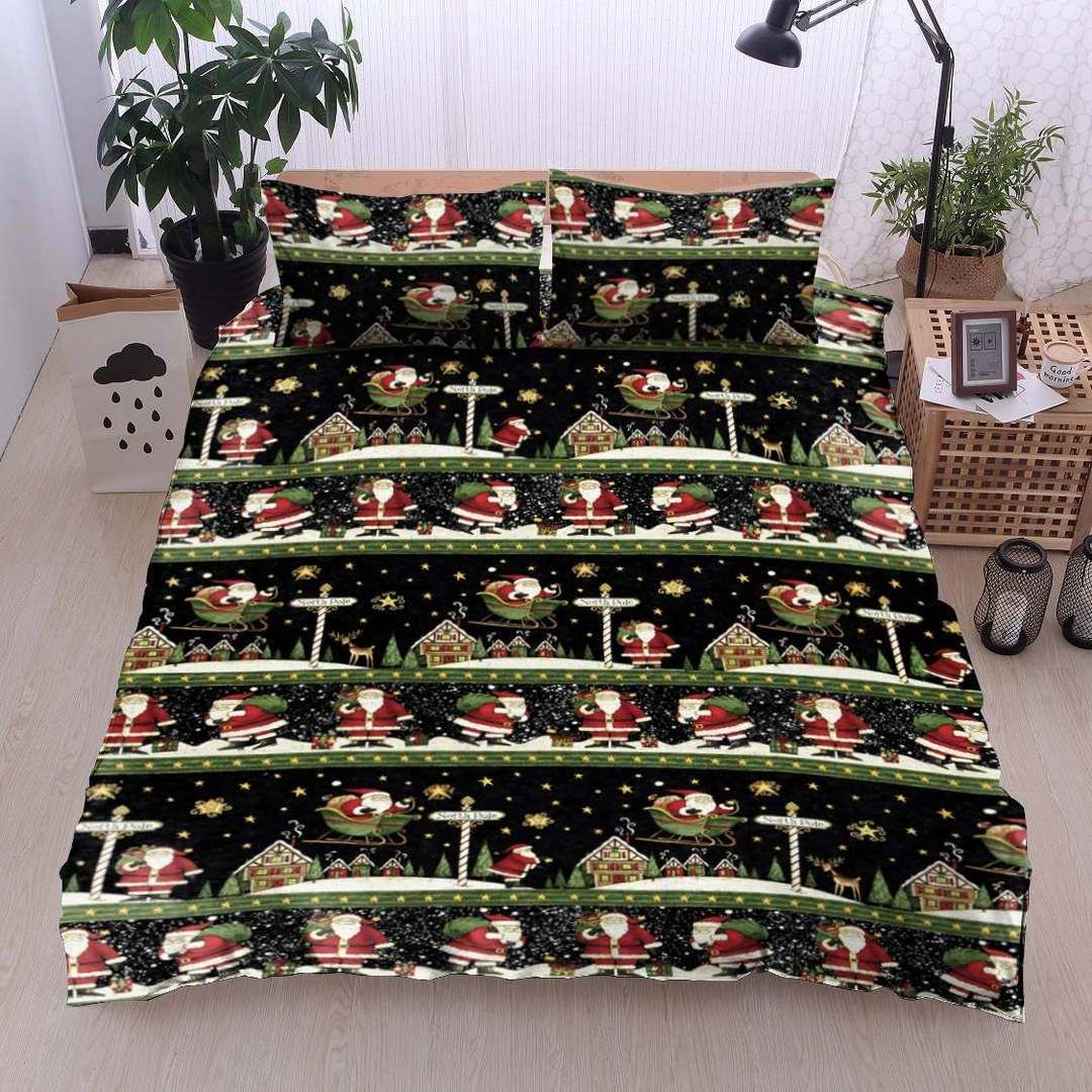 Santa Christmas Bedding Set