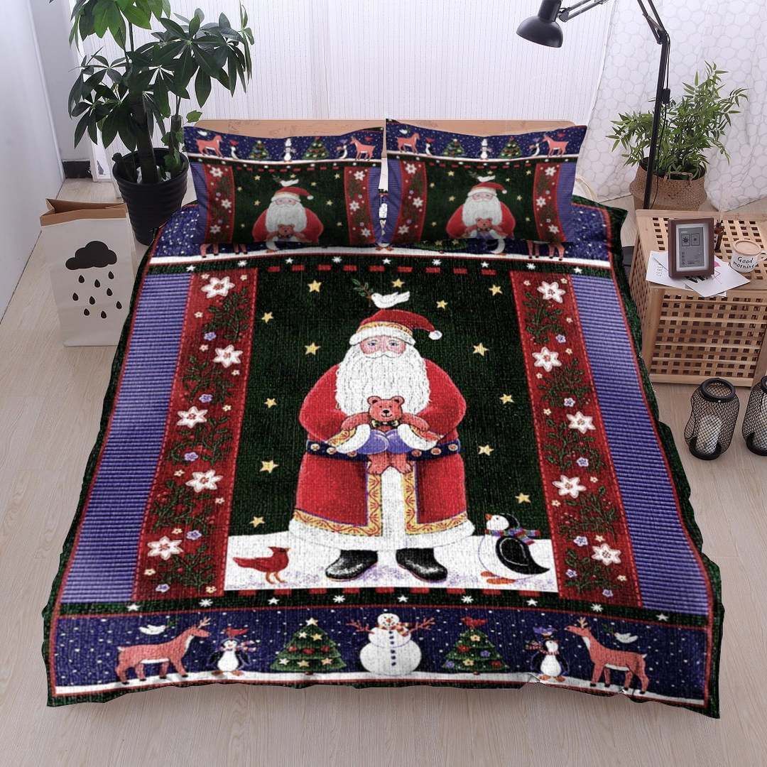 Santa Christmas Bedding Set