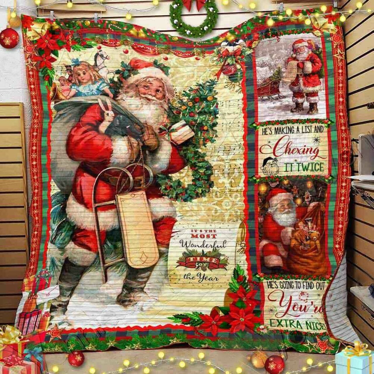 Santa Christmas DAC141102 Quilt Blanket