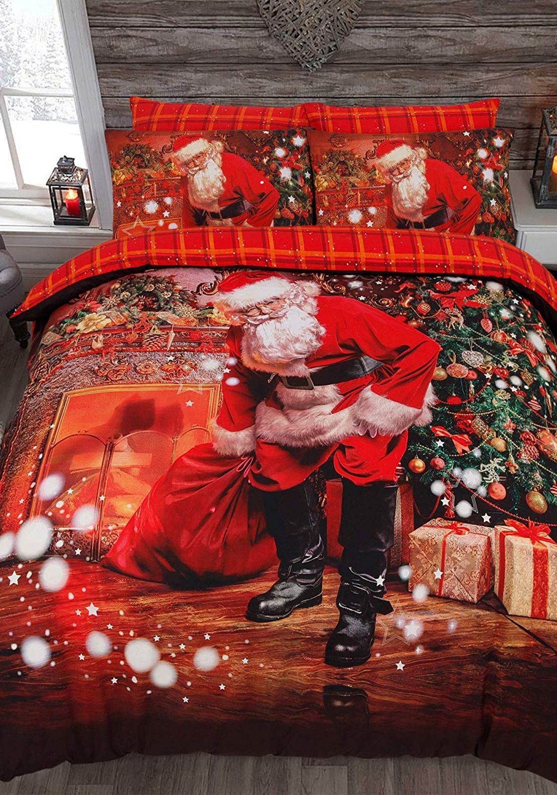 Santa Christmas Bedding Set