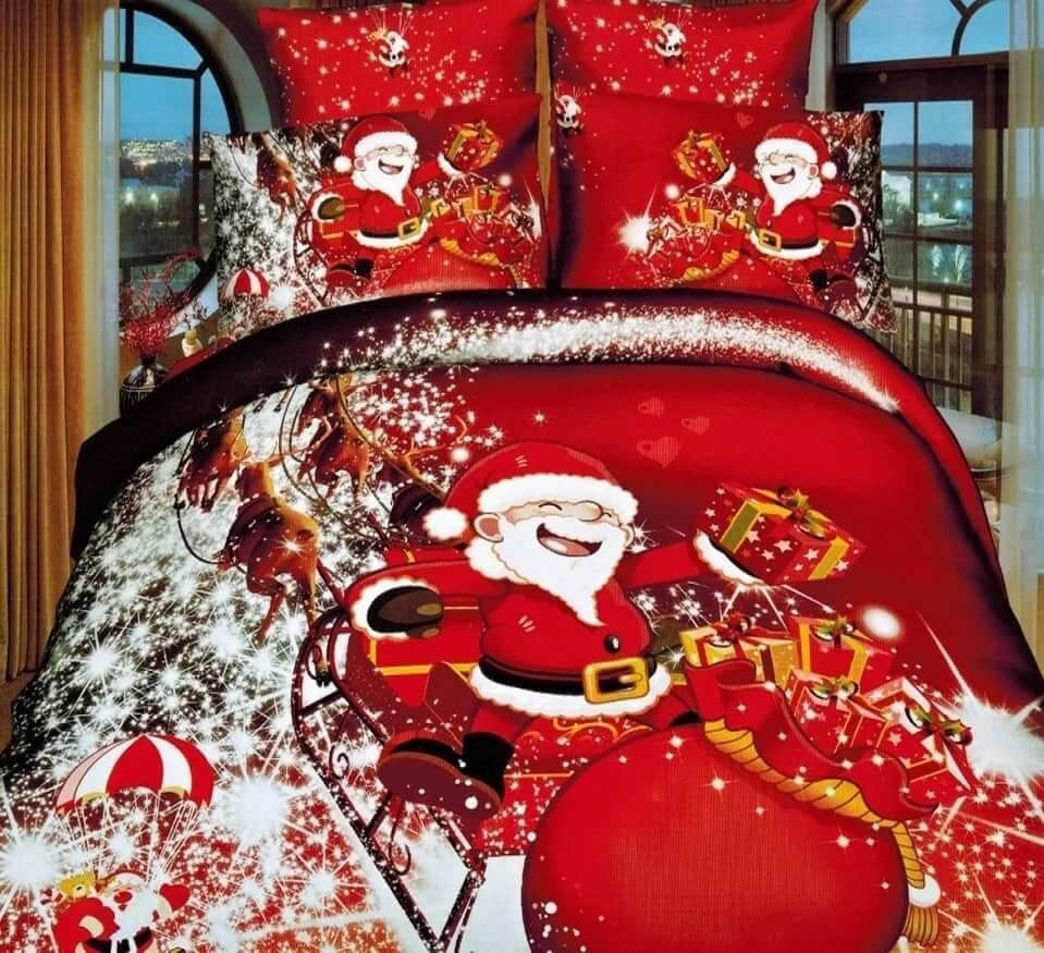Santa Christmas Bedding Set