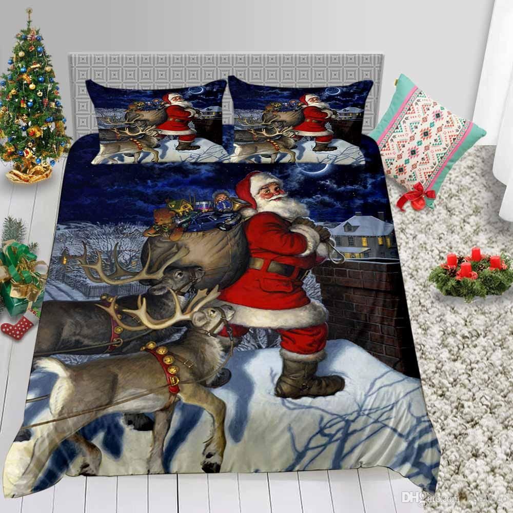 Santa Christmas Bedding Set