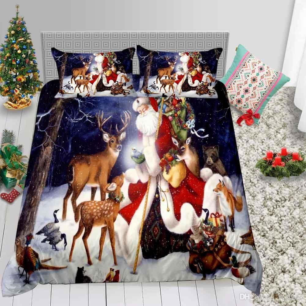 Santa Christmas Bedding Set