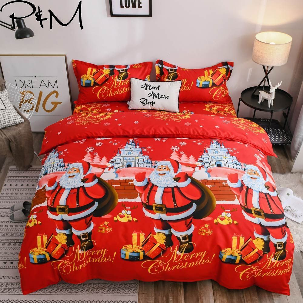 Santa Christmas Bedding Set