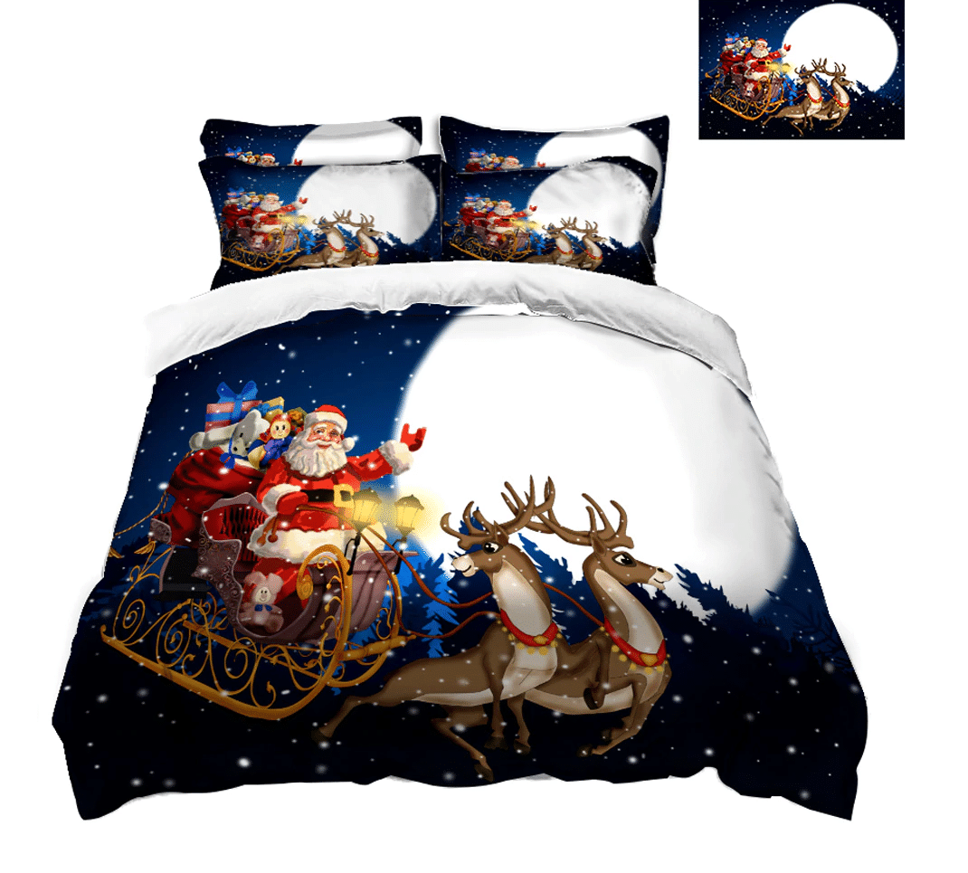 Santa Christmas Bedding Set