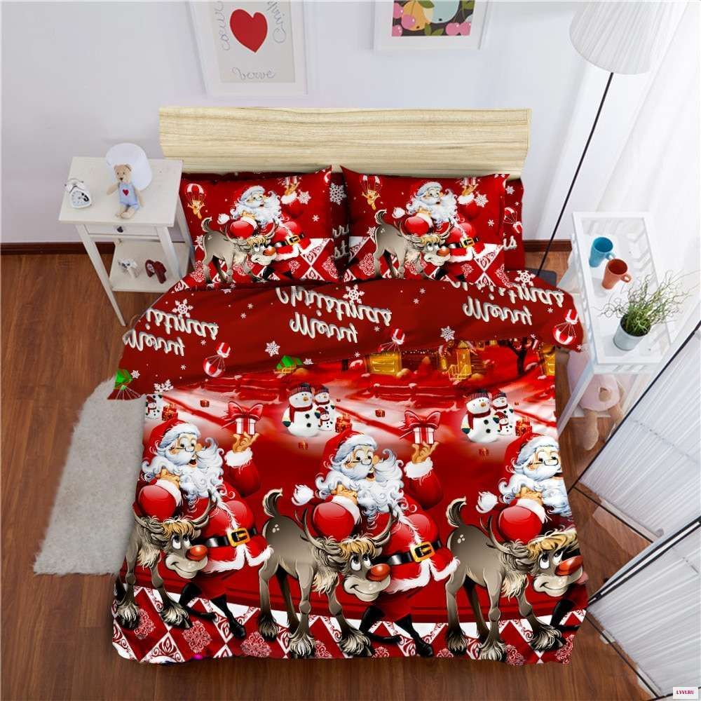 Santa Christmas Bedding Set