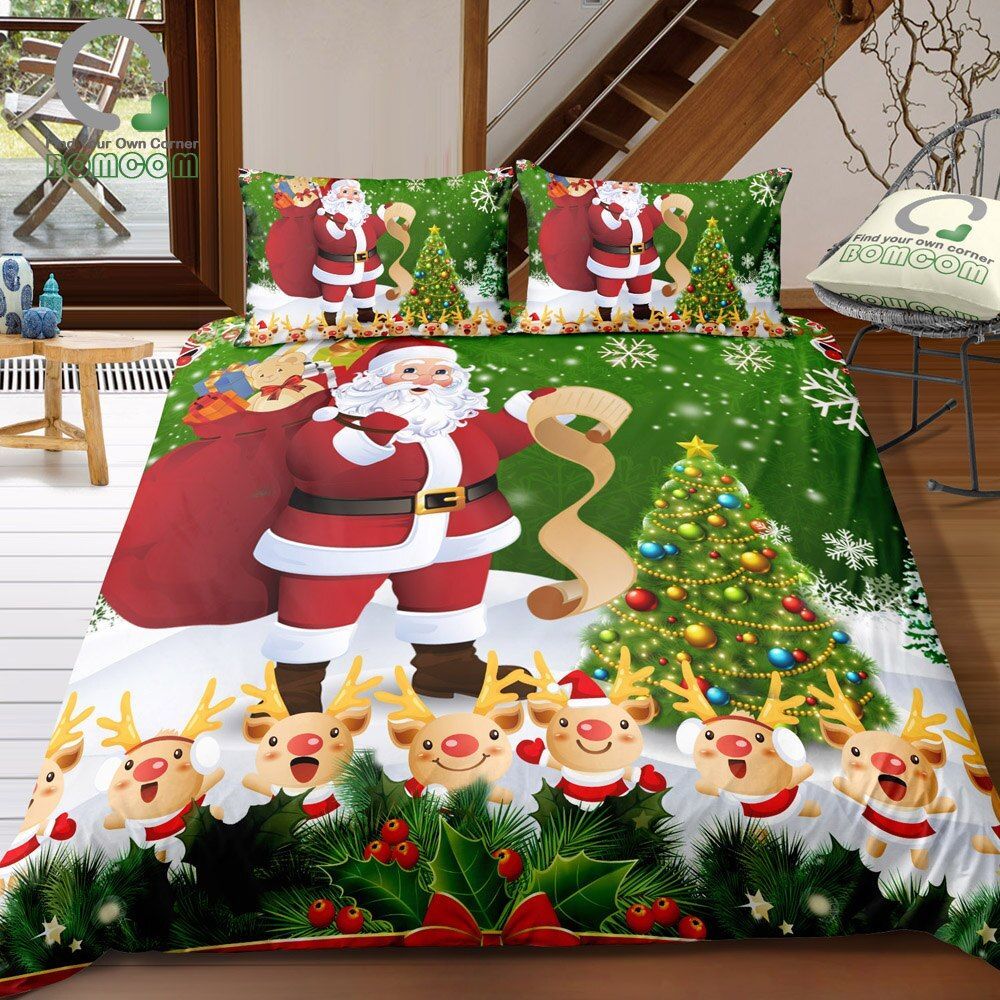Santa Christmas Bedding Set