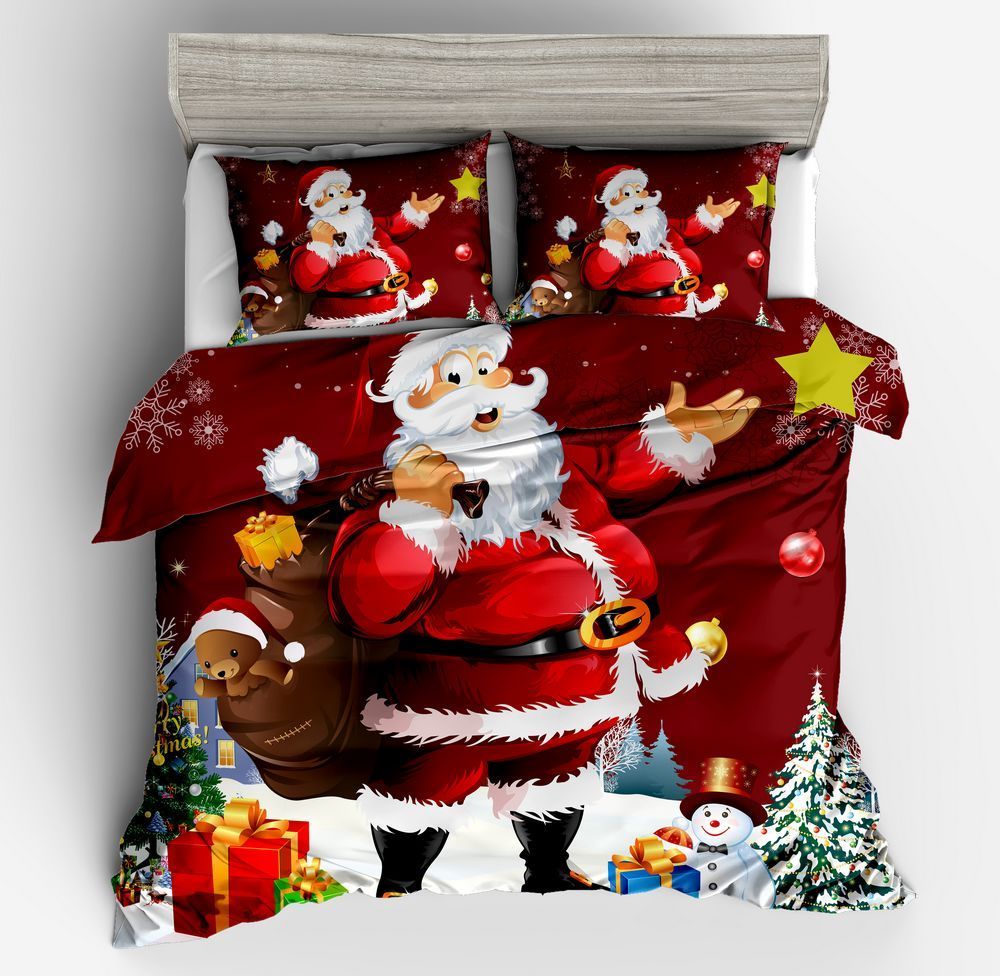 Santa Christmas Bedding Set