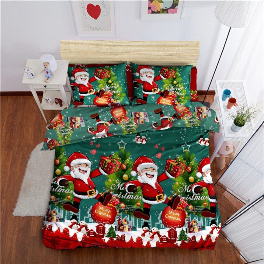 Santa Christmas Bedding Set