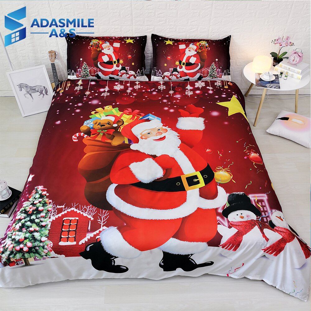 Santa Christmas Bedding Set