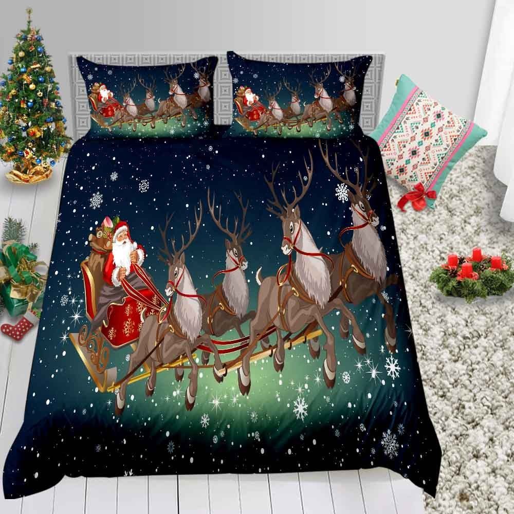 Santa Christmas Bedding Set