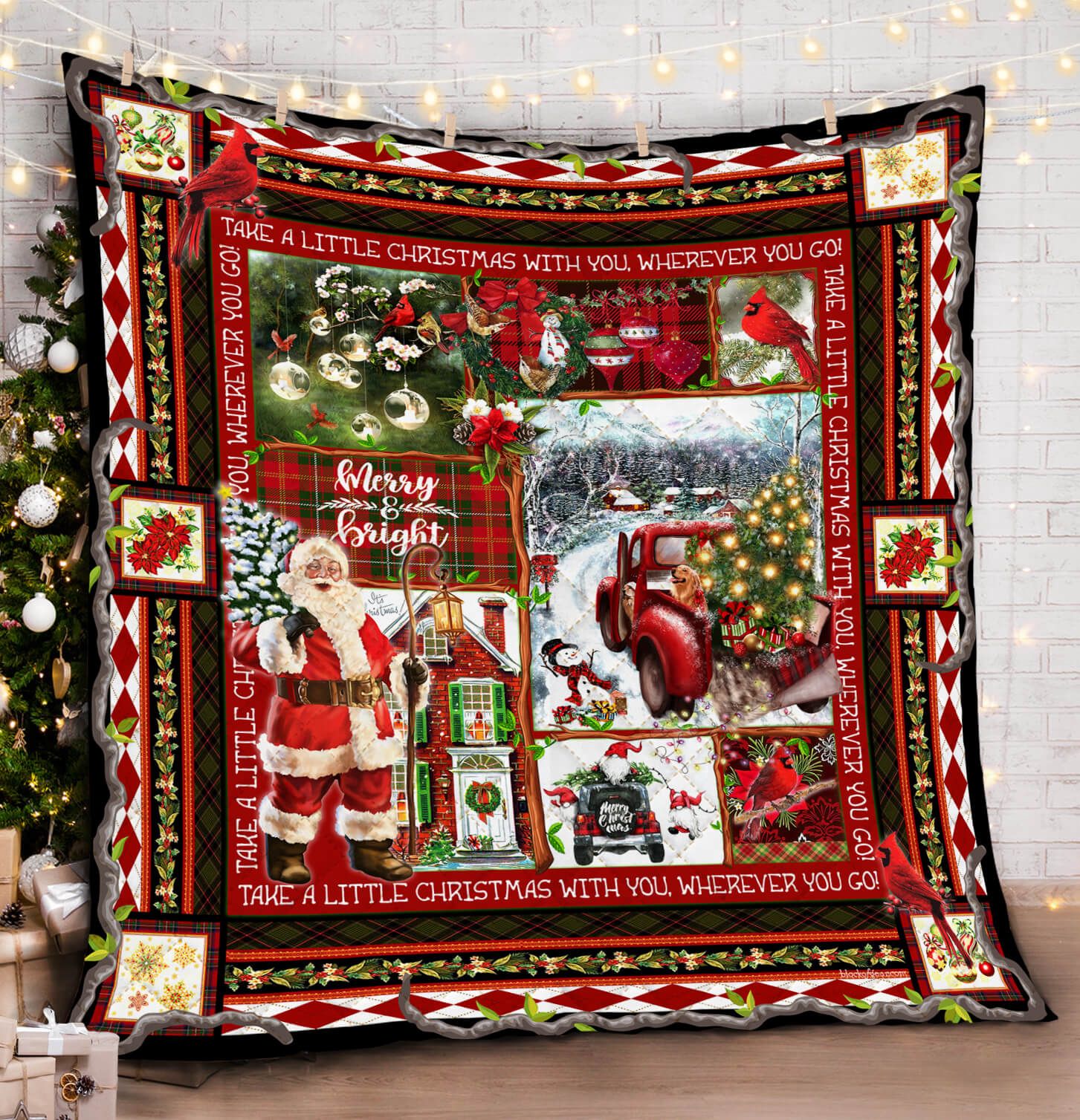 Santa Christmas DAC161103 Quilt Blanket