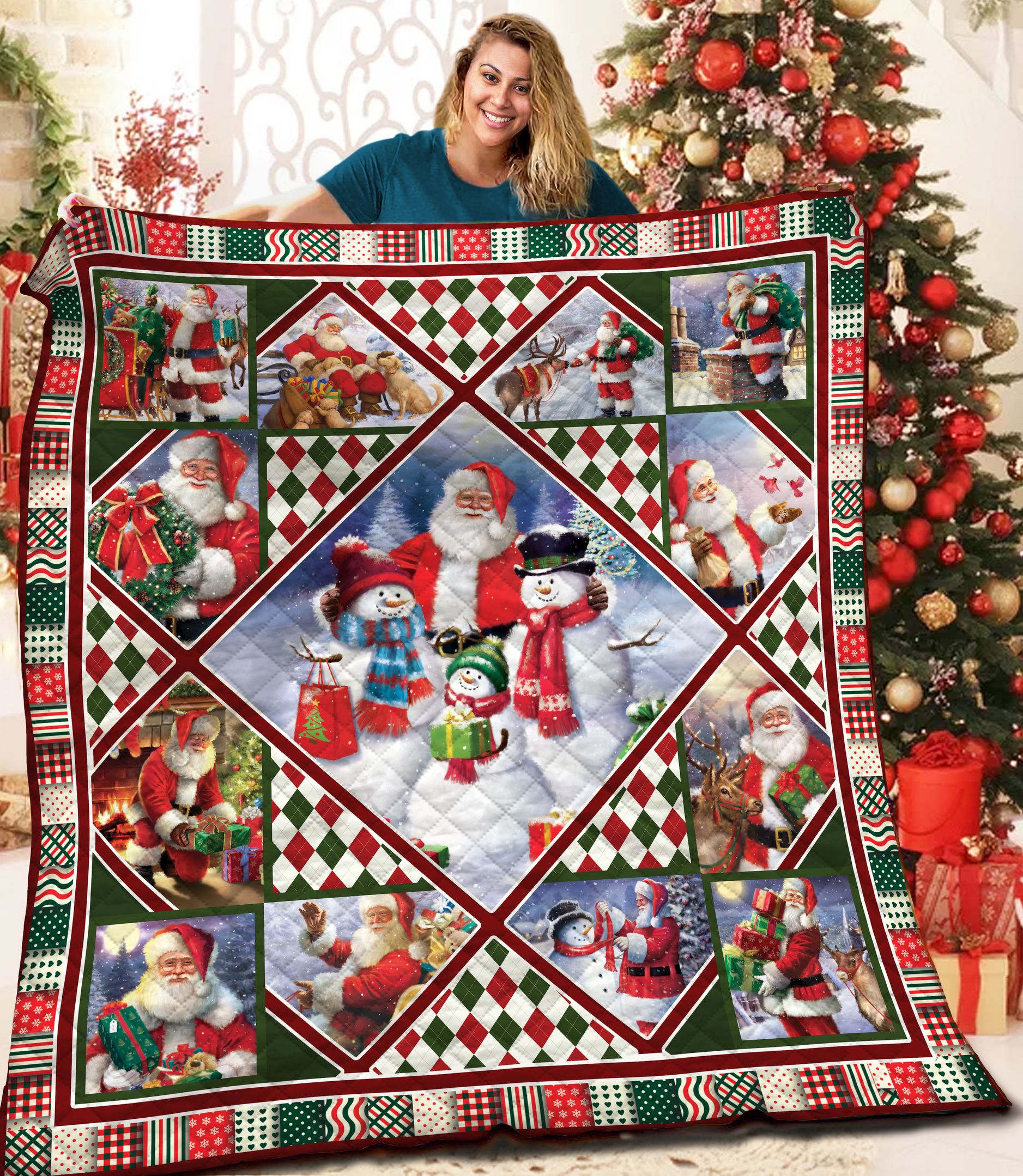 Santa Claus AAA2610202TA Quilt Blanket