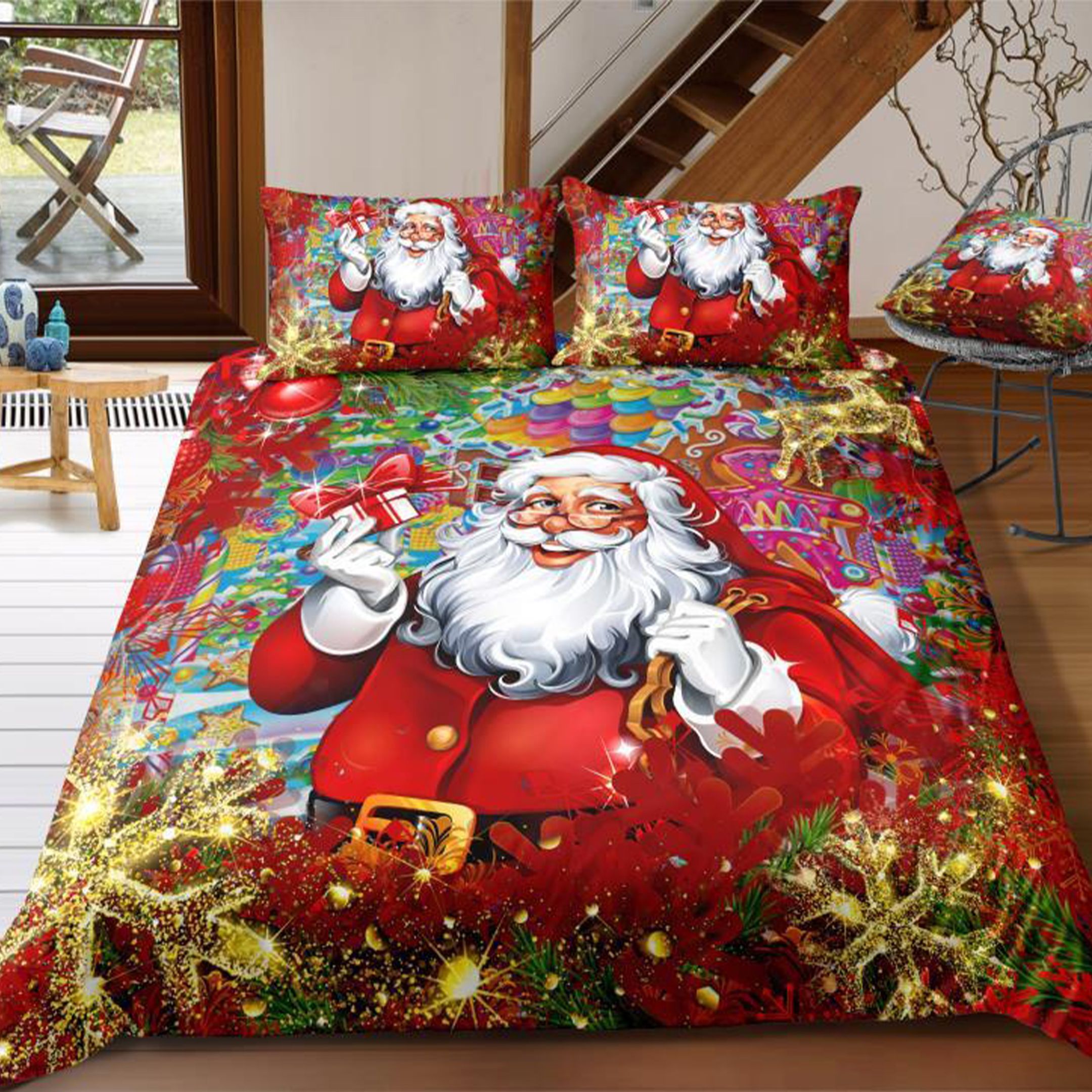 Santa Claus Bedding Set