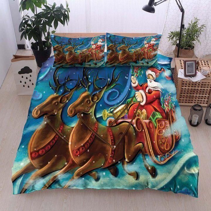 Santa Reindeer Bedding Set