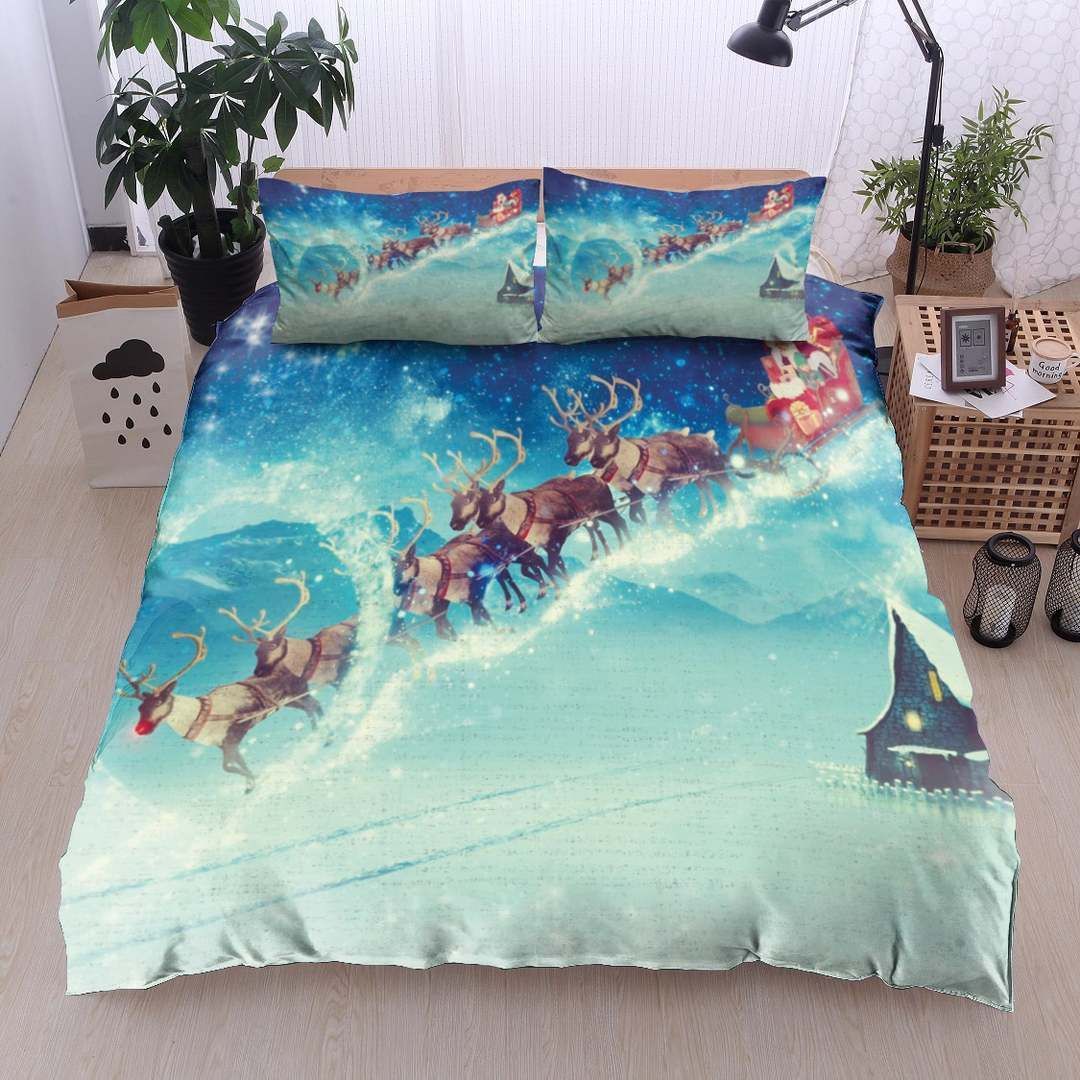 Santa Reindeer Bedding Set