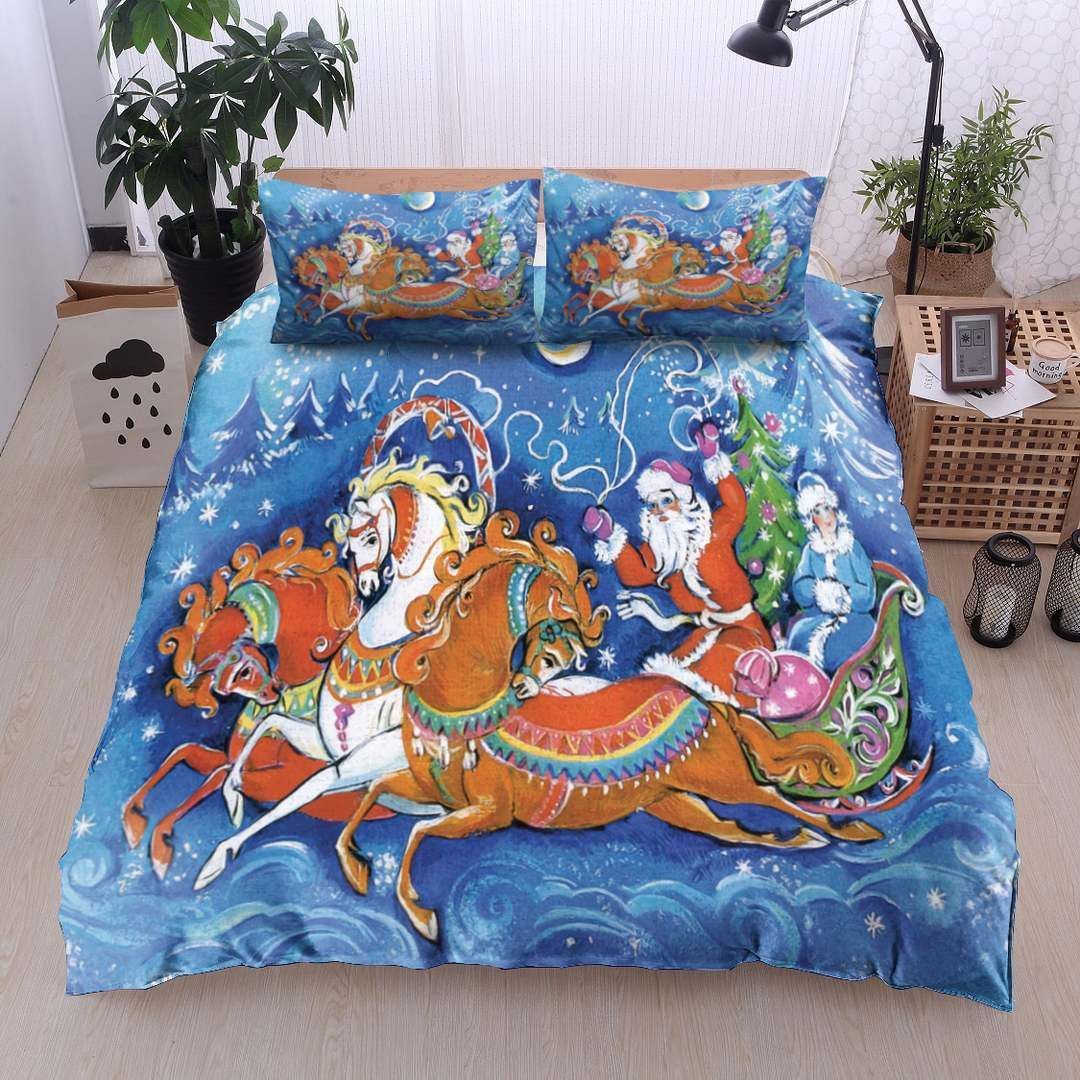 Santa Reindeer Bedding Set