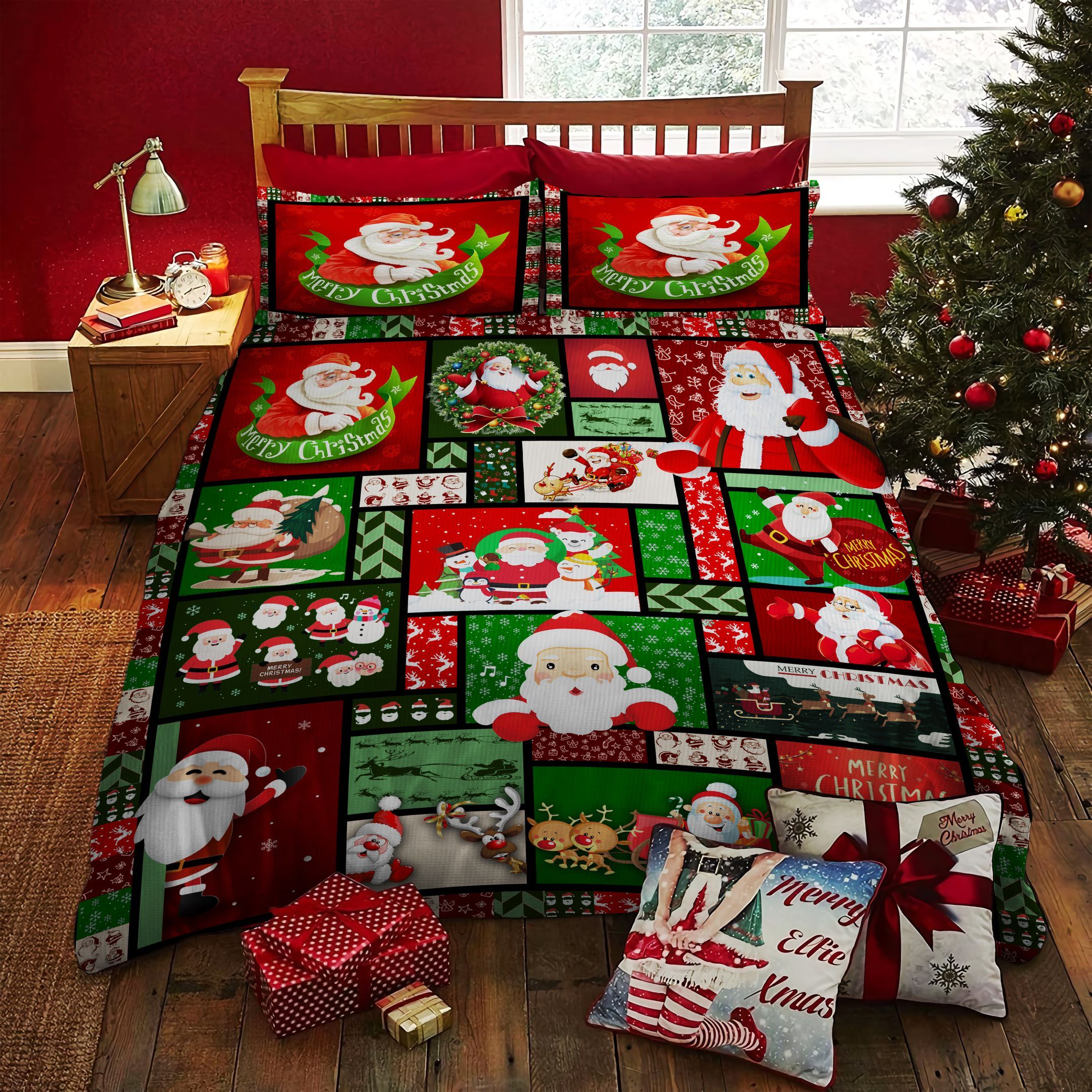 Santa Claus Bedding Set