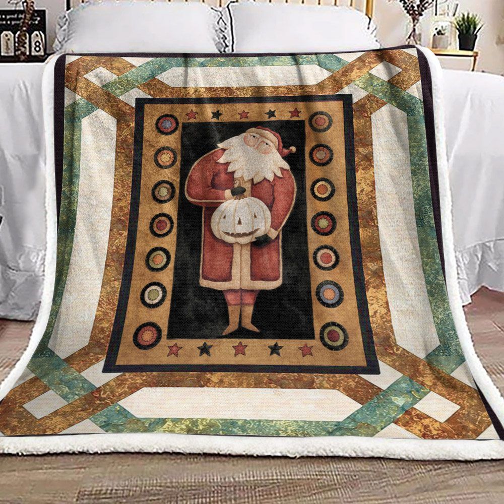 Santa Claus Sherpa Fleece Blanket