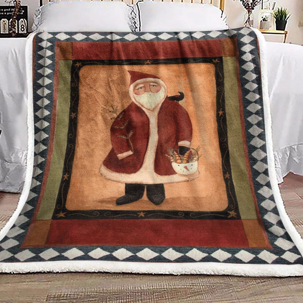 Santa Claus Sherpa Fleece Blanket