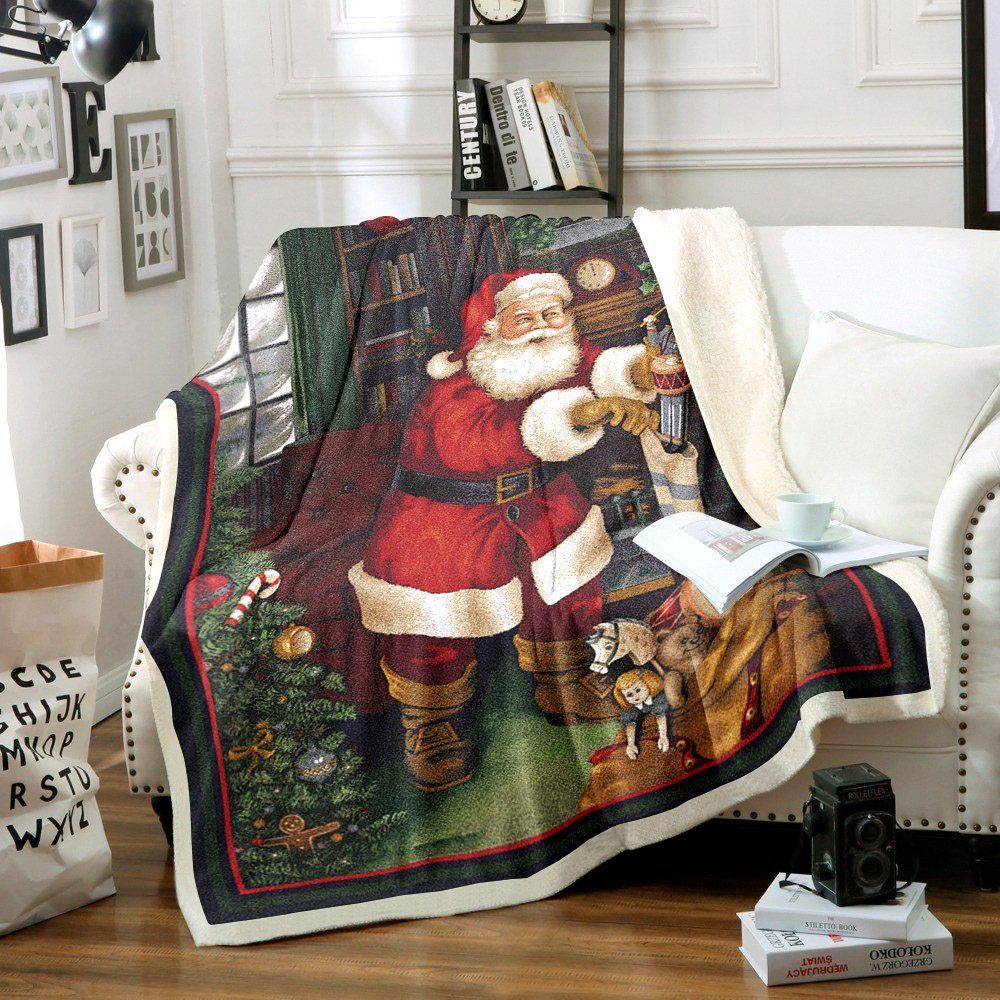 Santa Claus Sherpa Fleece