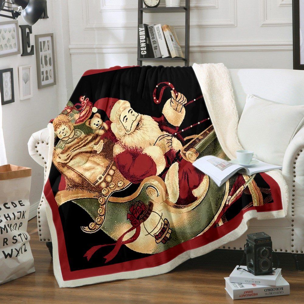 Santa Claus Sherpa Fleece