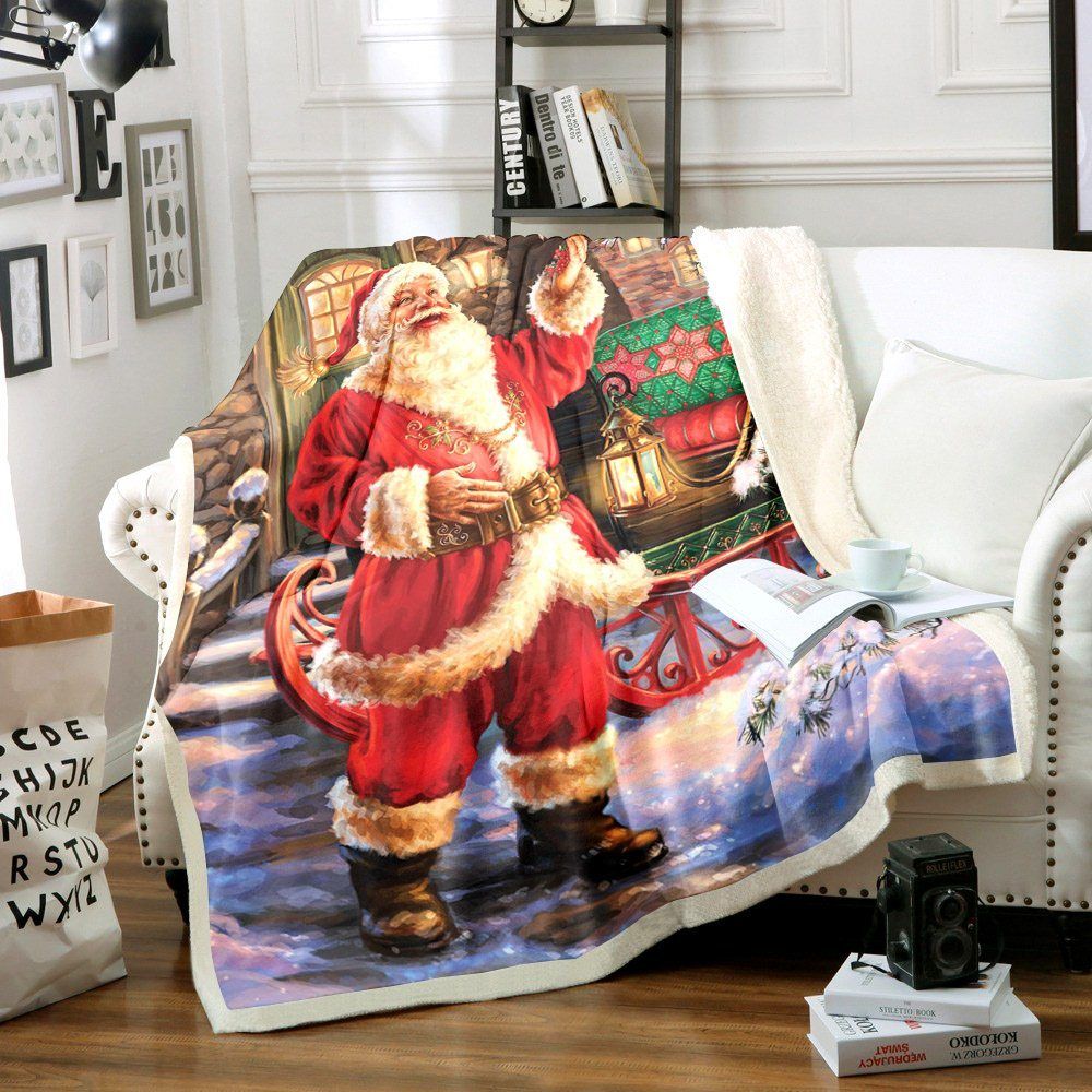 Santa Claus Sherpa Fleece