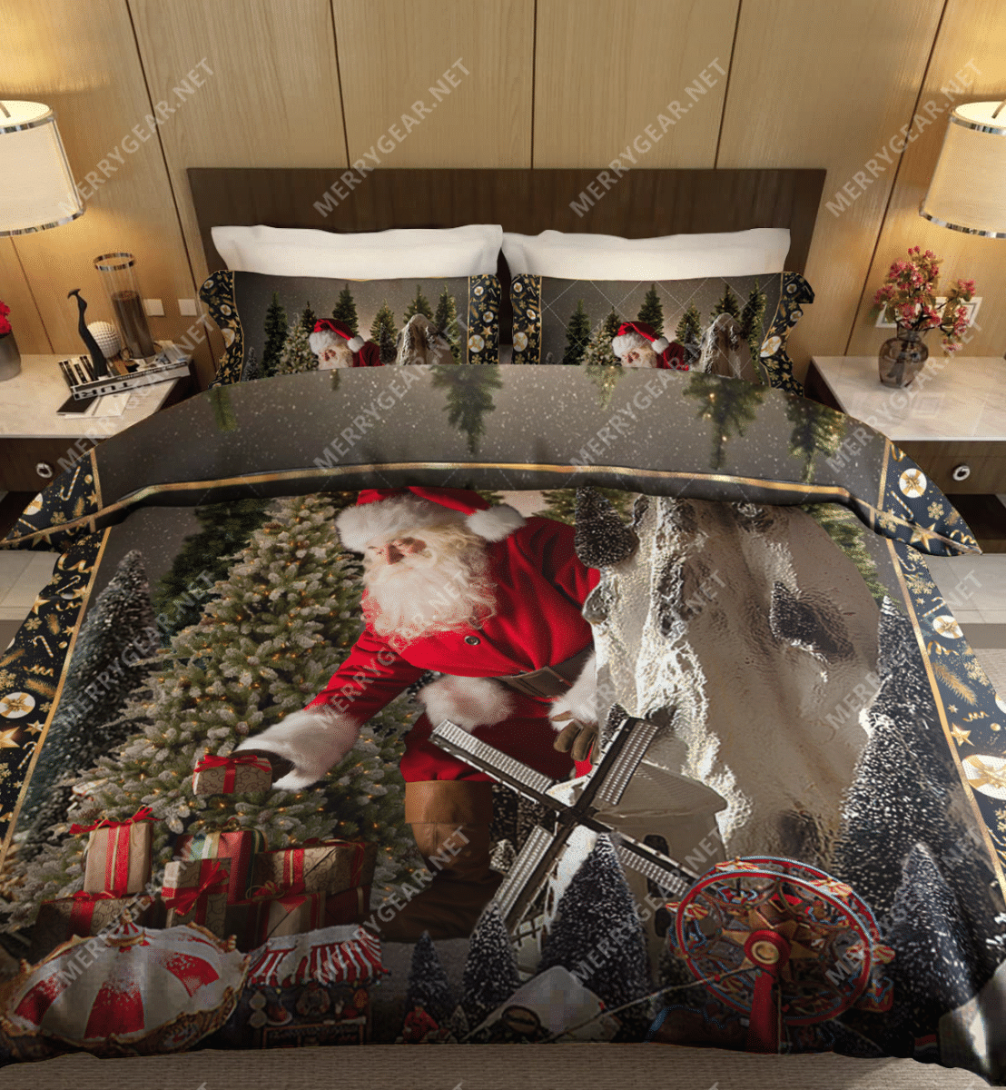 Santa Claus Christmas Bedding Set