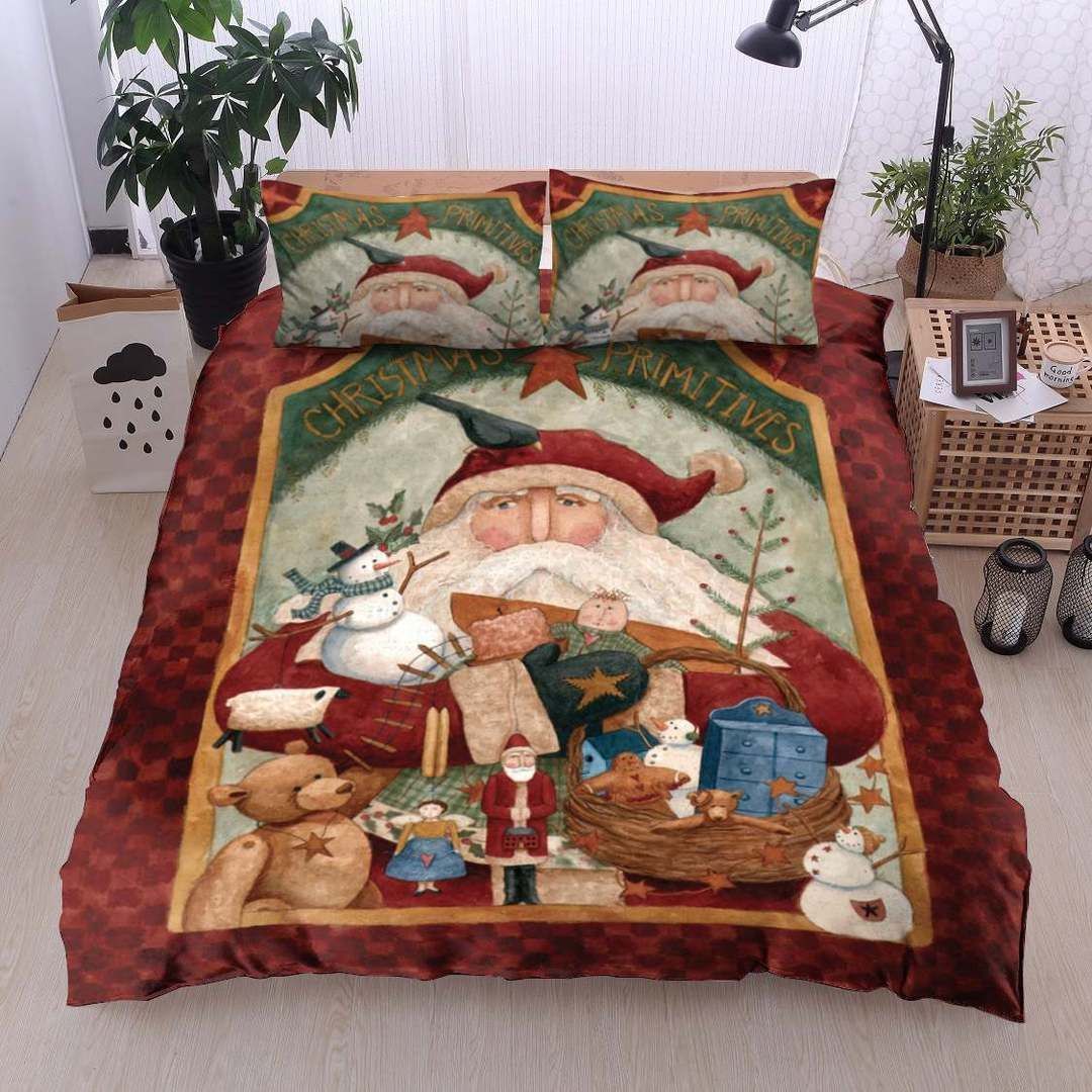 Santa Claus Christmas Snow Bedding Set