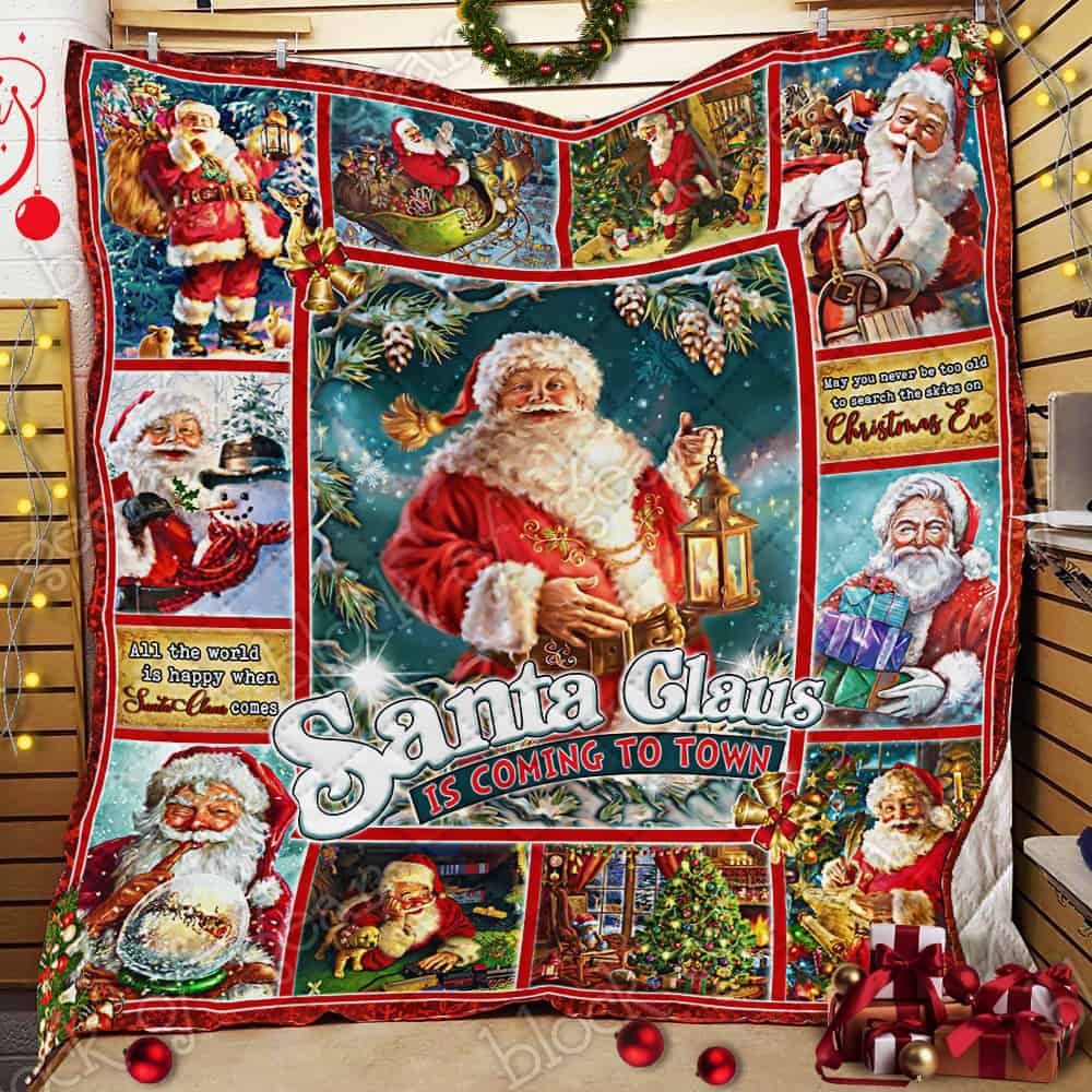 Santa Claus CL14100438MDQ Quilt Blanket