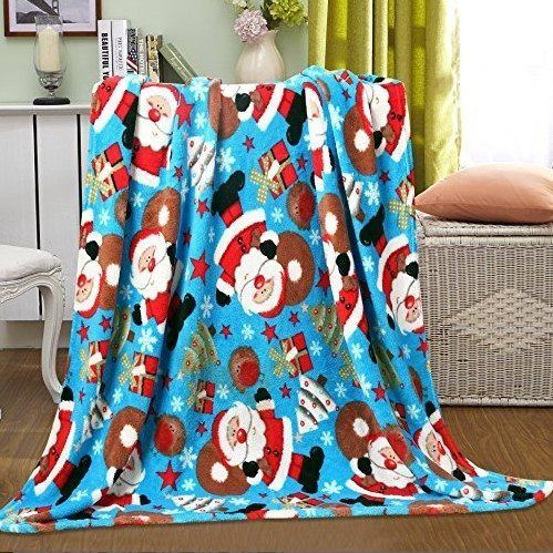 Santa Claus Sherpa Fleece Blanket