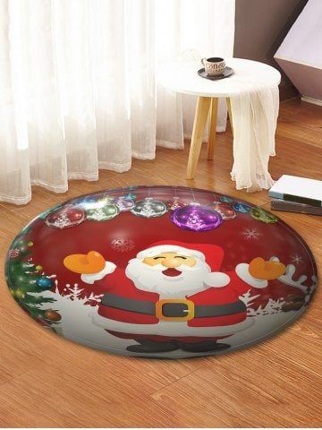 Santa Claus Round Carpet