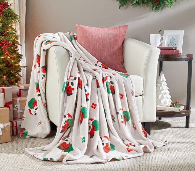 Santa Claus Sherpa Fleece Blanket
