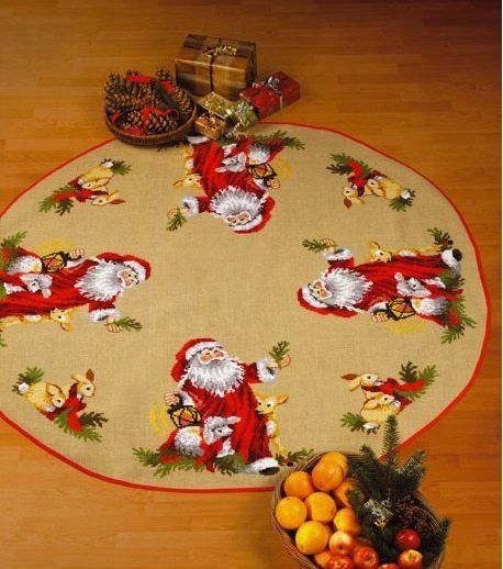 Santa Claus Round Carpet