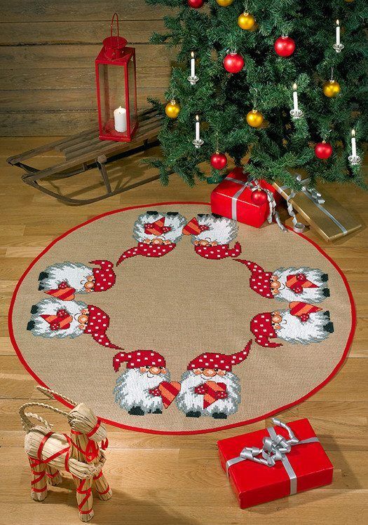 Santa Claus Round Carpet