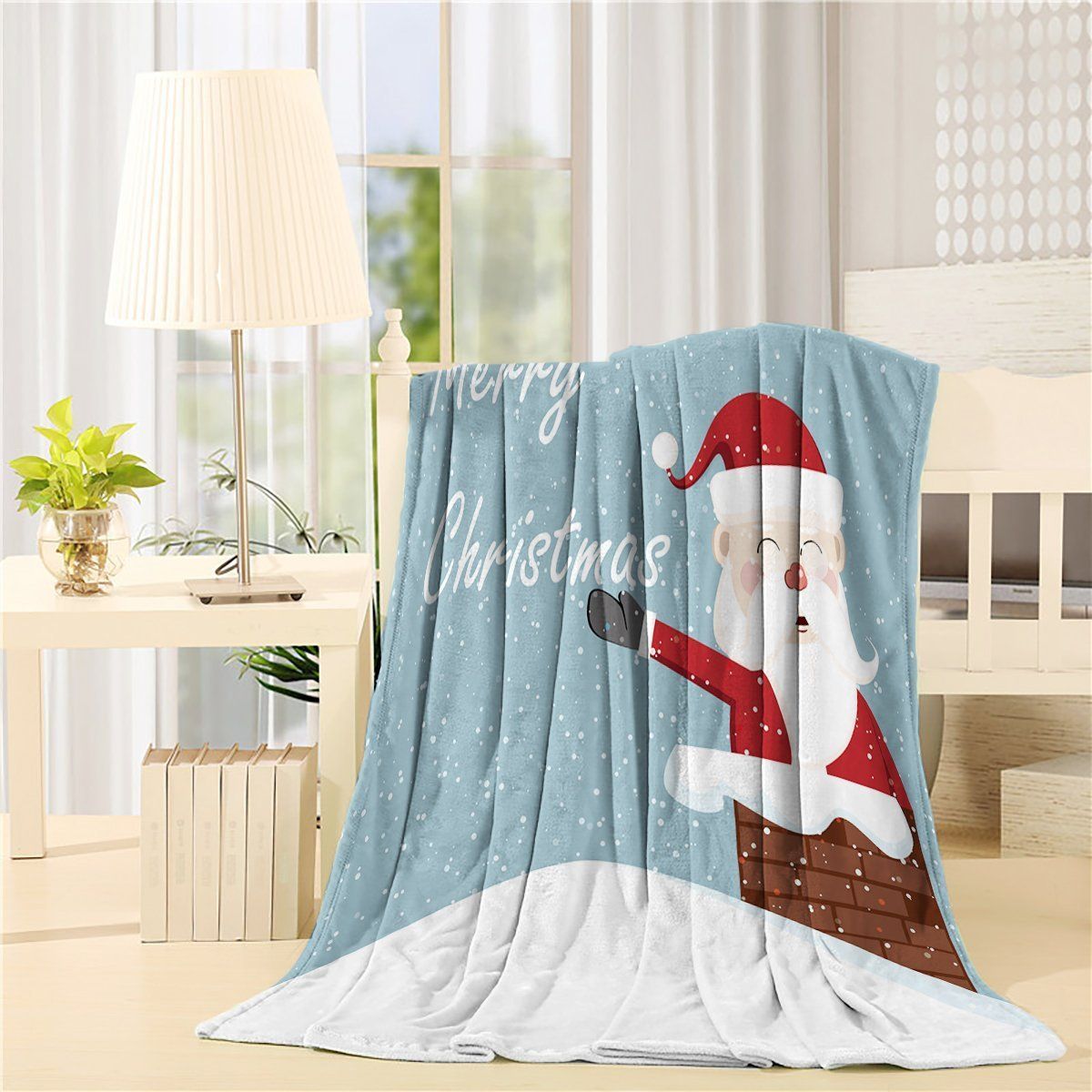 Santa Claus Sherpa Fleece Blanket