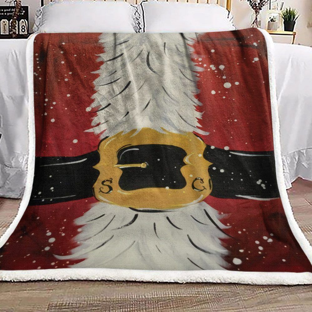 Santa Claus Coat Sherpa Fleece Blanket