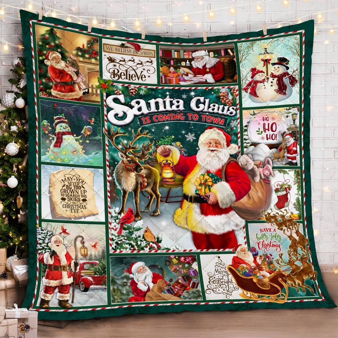 Santa Claus DAC131102 Quilt Blanket