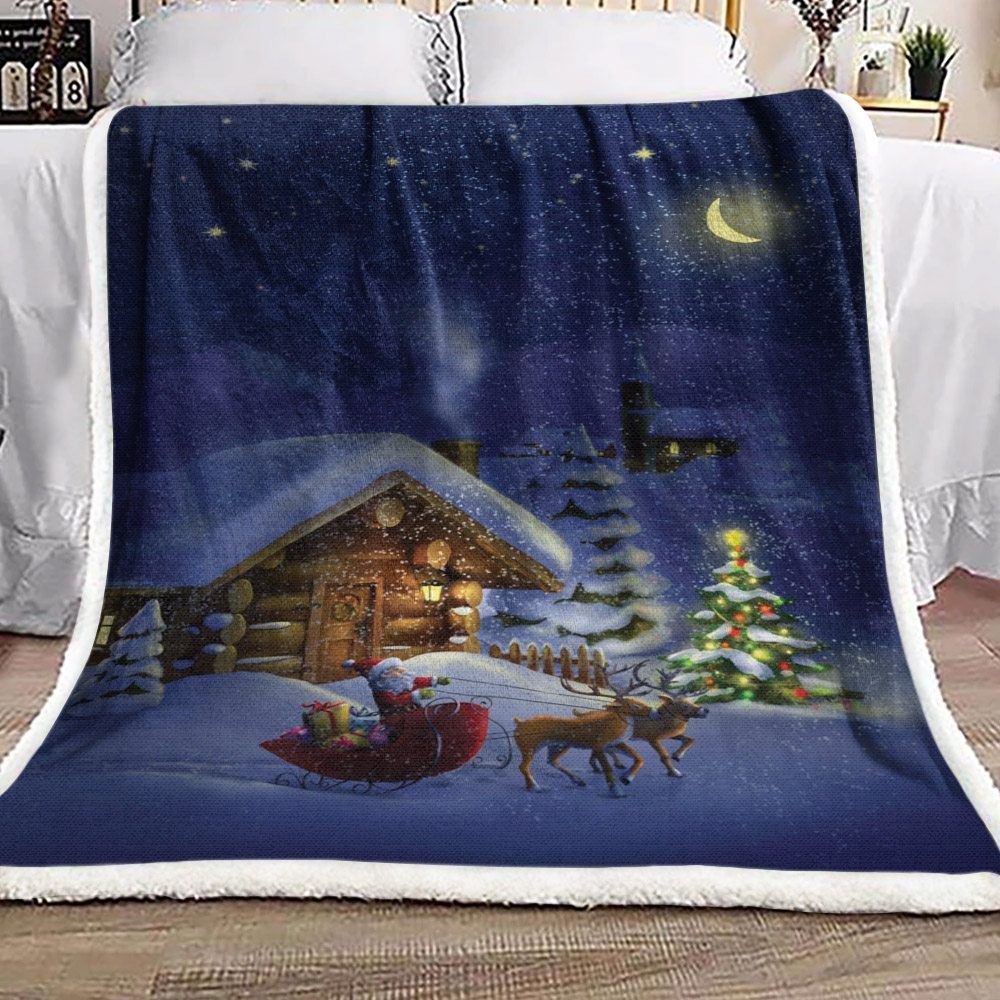 Santa Claus Sherpa Fleece Blanket
