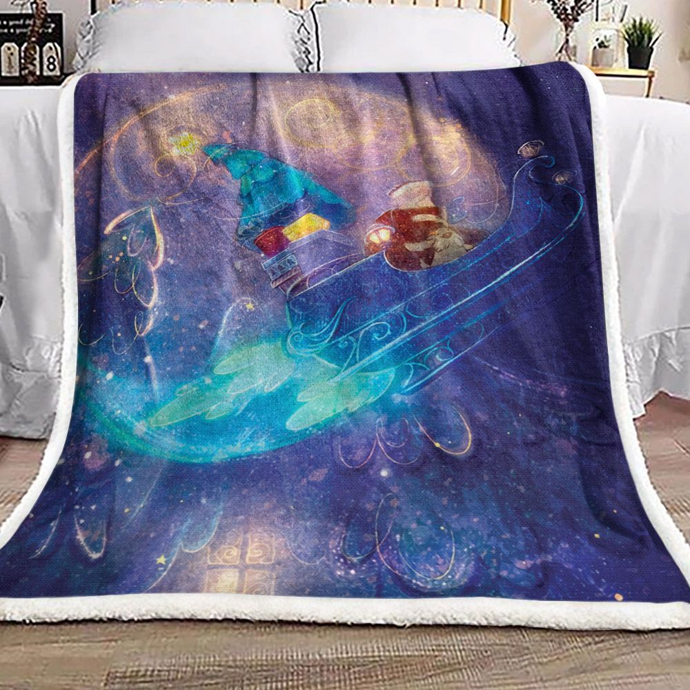 Santa Claus Sherpa Fleece Blanket