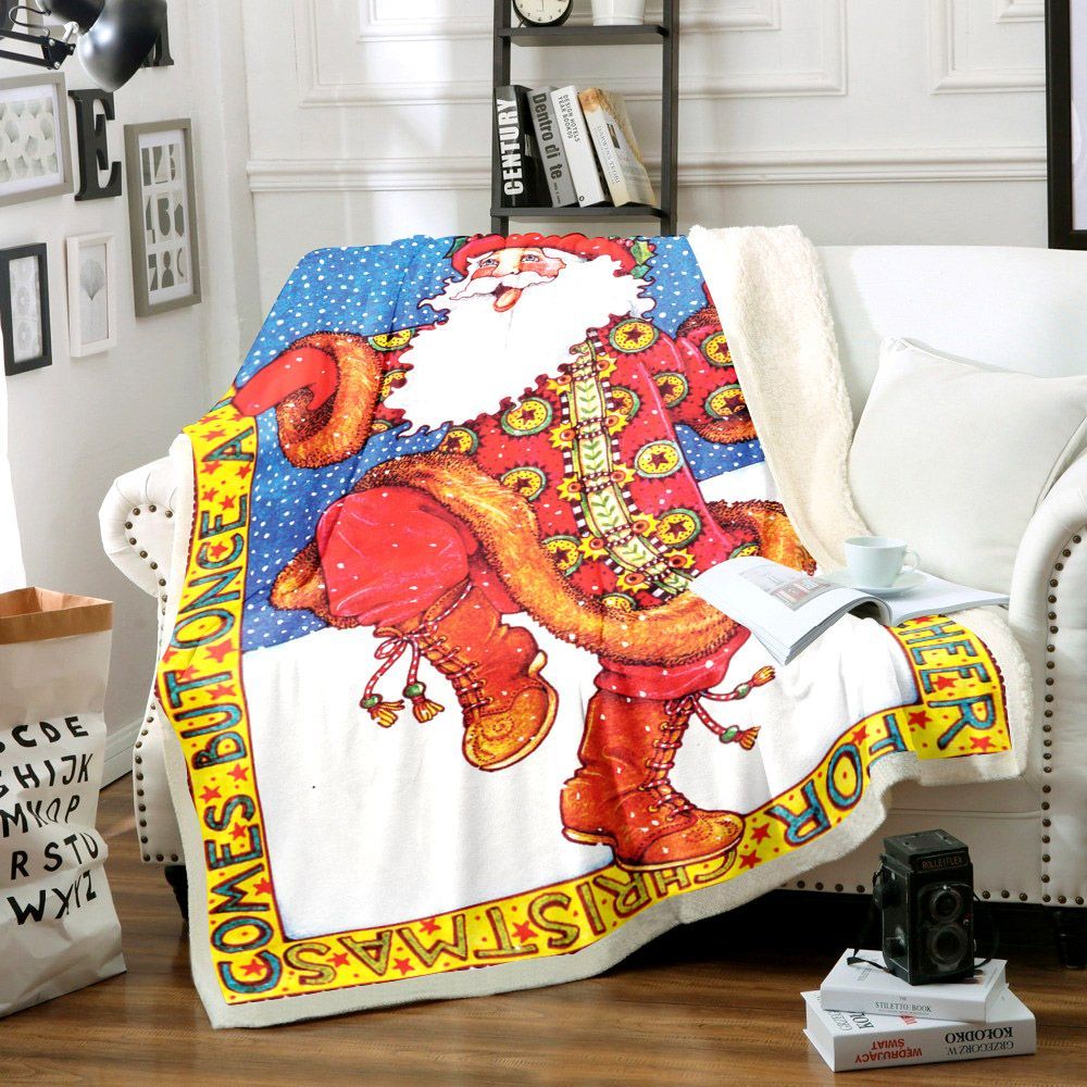 Santa Claus Sherpa Fleece