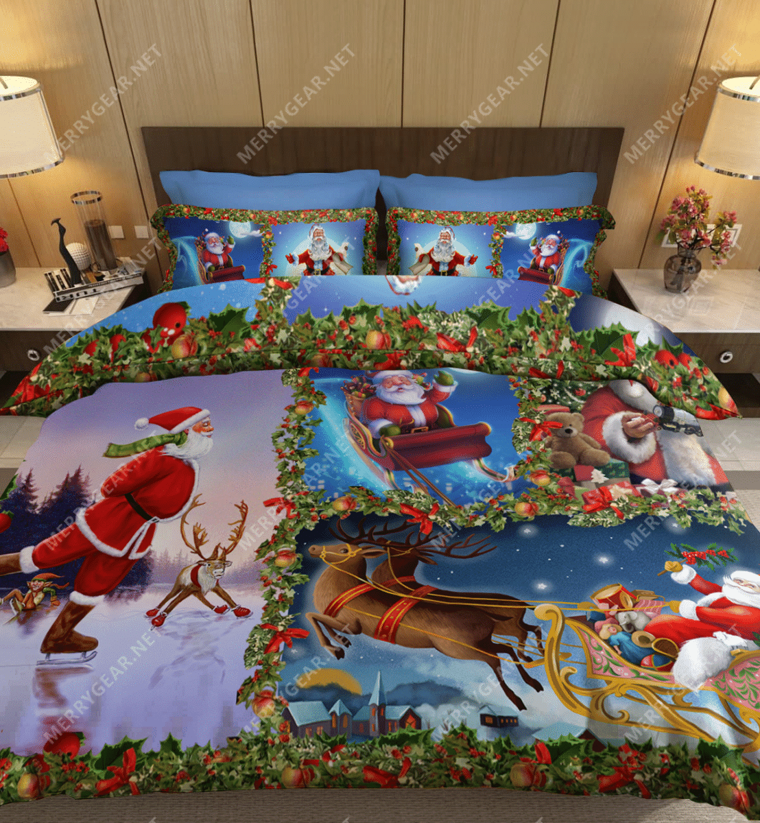 Santa Claus Bedding Set