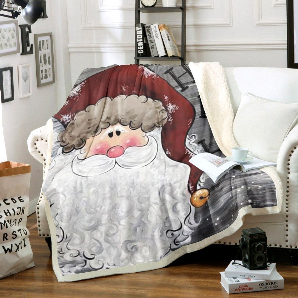 Santa Claus Sherpa Fleece Blanket