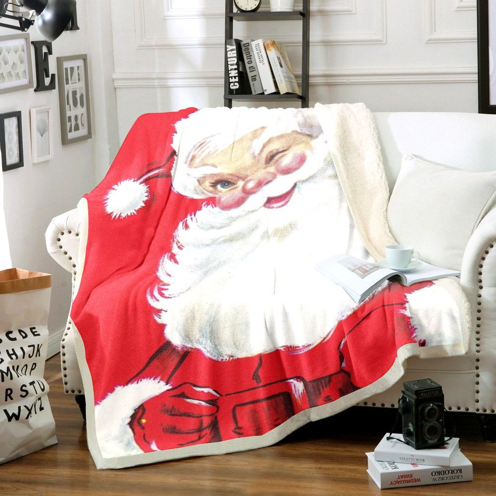 Santa Claus Sherpa Fleece