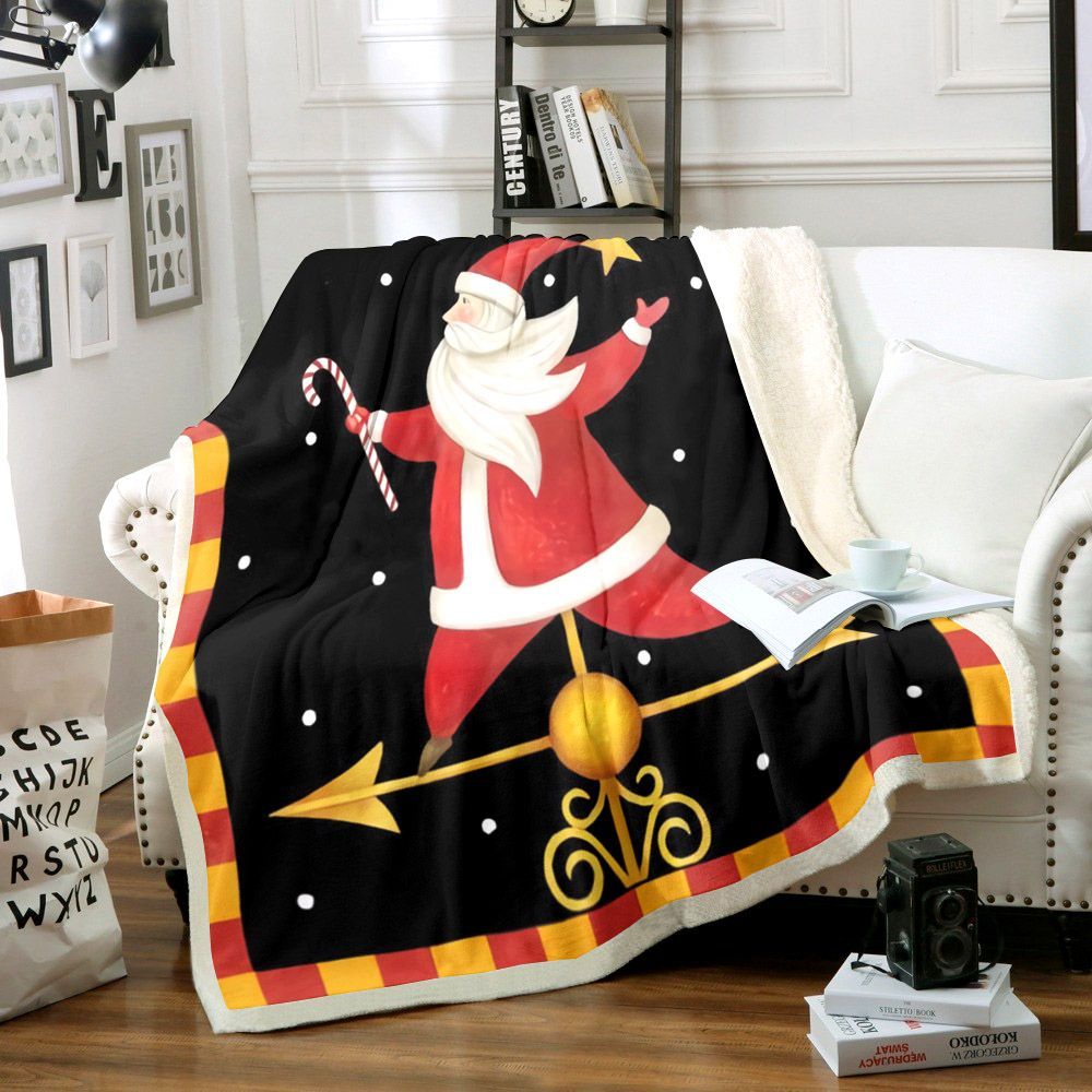 Santa Claus Sherpa Fleece Blanket