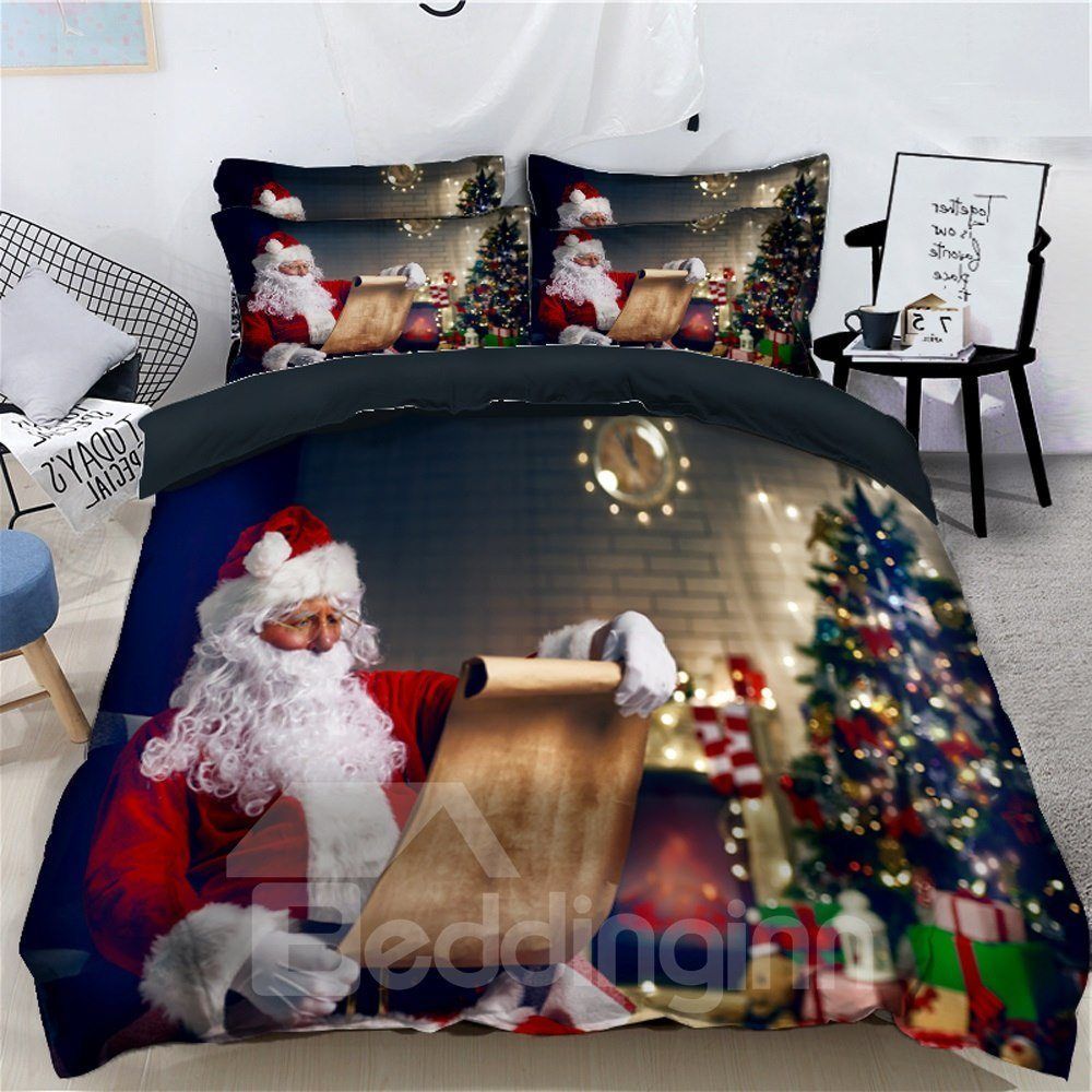 Santa Christmas Bedding Set