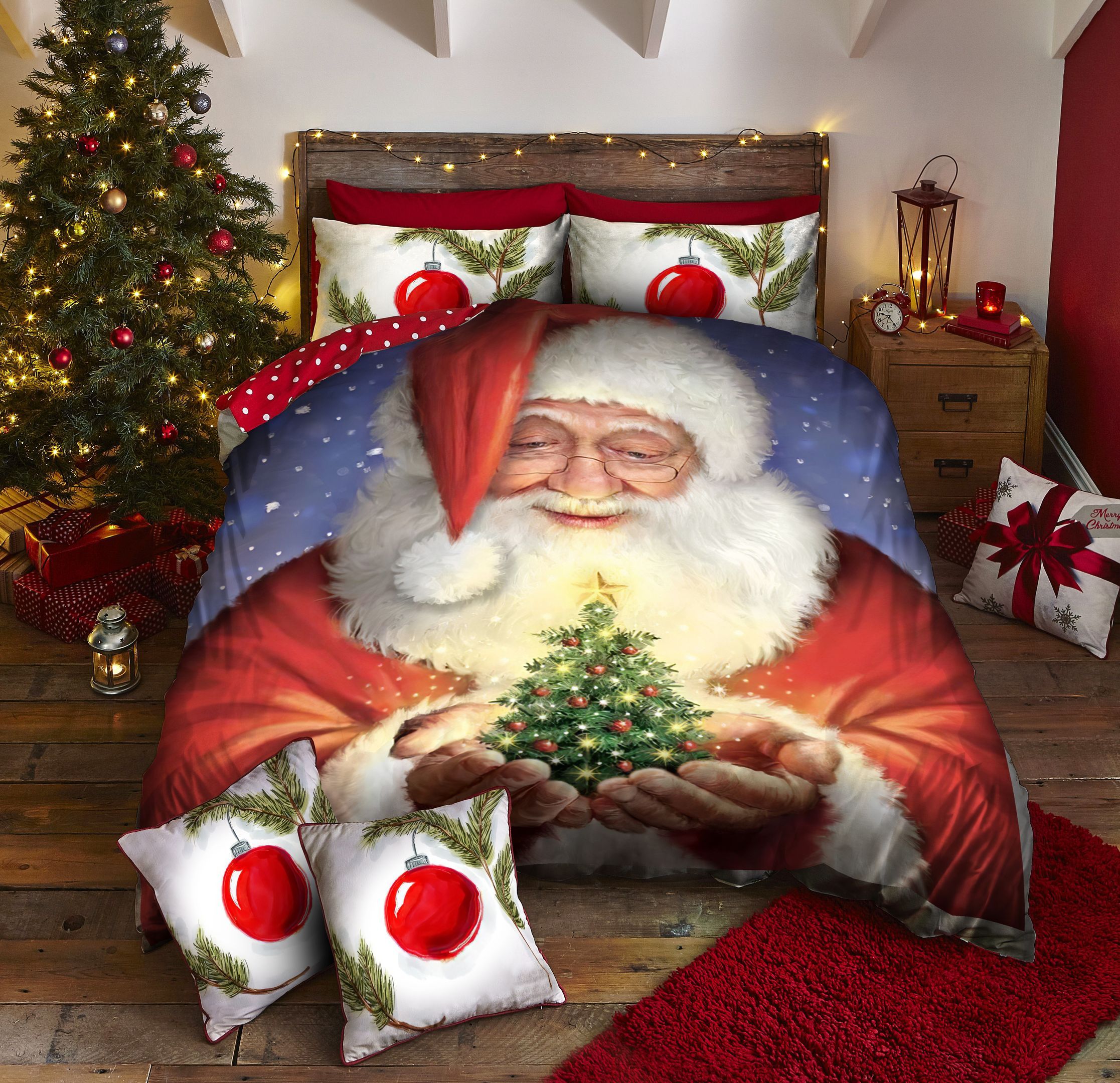 Santa Claus Light Bedding Set